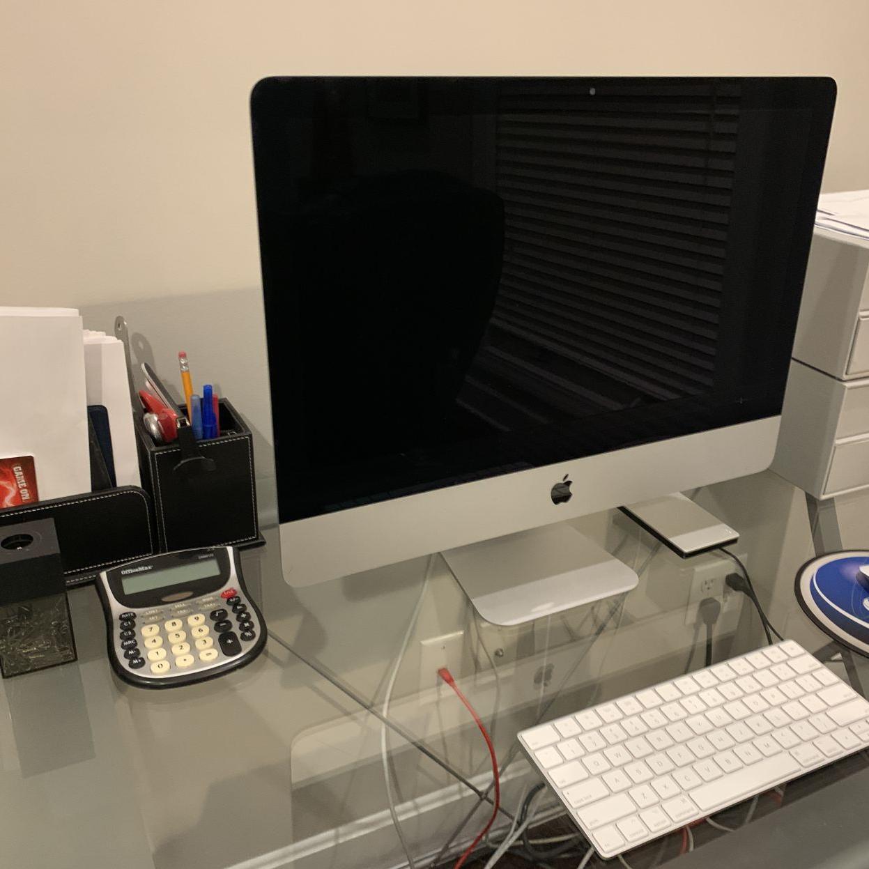 A home office
